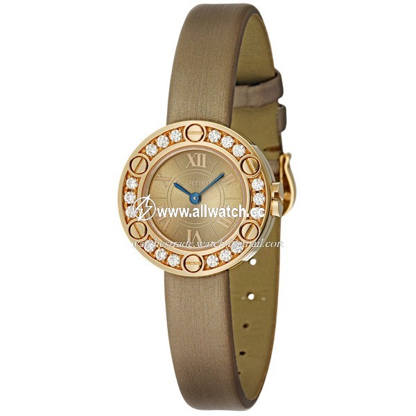Cartier WE801331 Love Ladies Quartz 18kt Rose Gold