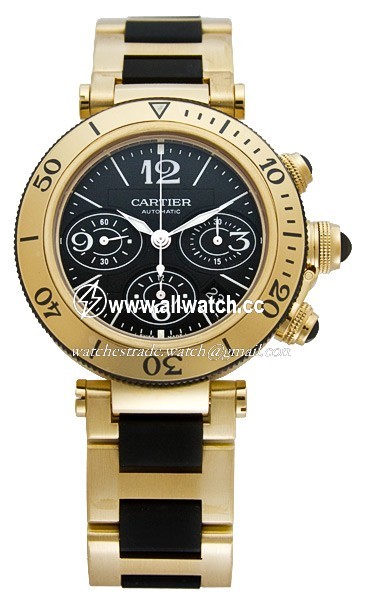 Cartier W301970M Pasha de Cartier Mens Automatic 18kt Yellow Gold