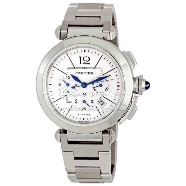 Cartier W31085M7 Pasha de Cartier Mens Automatic Stainless Steel