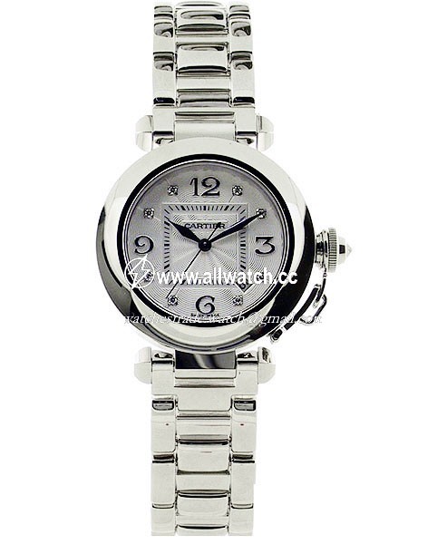 Cartier WJ1111M9 Pasha de Cartier Ladies Automatic 18kt White Gold