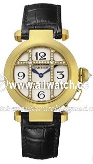 Cartier WJ11951G Pasha de Cartier Unisex Quartz 18kt Yellow Gold