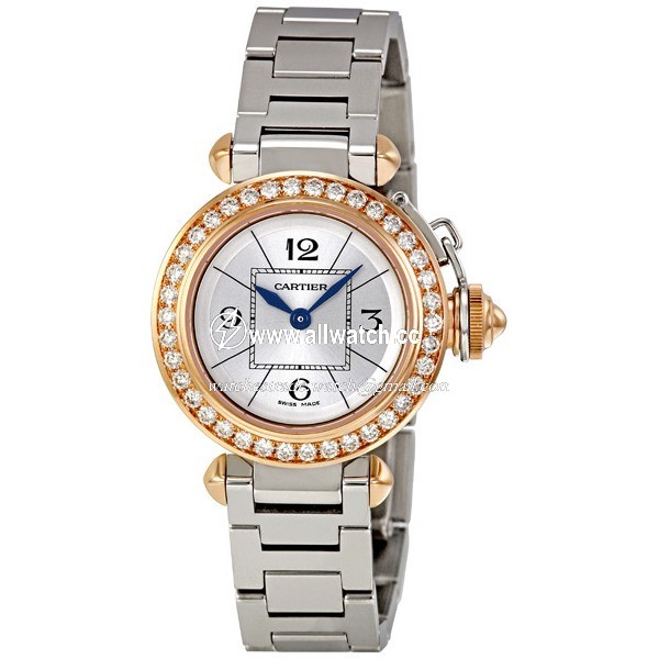 Cartier WJ124021 Pasha de Cartier Ladies Quartz Stainless Steel