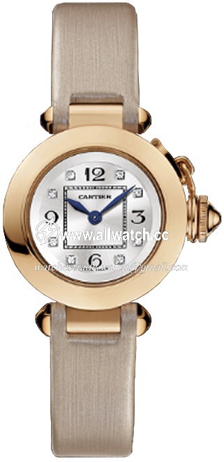 Cartier WJ124028 Pasha de Cartier Ladies Quartz 18kt Rose Gold