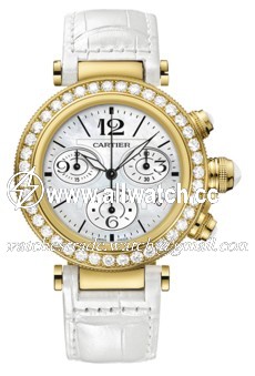 Cartier WJ130009 Pasha de Cartier Ladies Quartz 18kt Yellow Gold