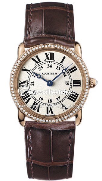 Cartier WR000351 Ronde Louis Cartier Ladies Quartz 18 kt Rose Gold