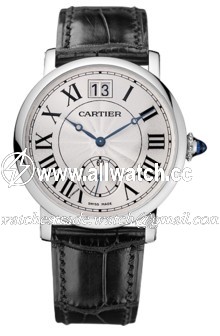 Cartier W1552851 Rotonde de Cartier Unisex Hand Wind 18kt White Gold