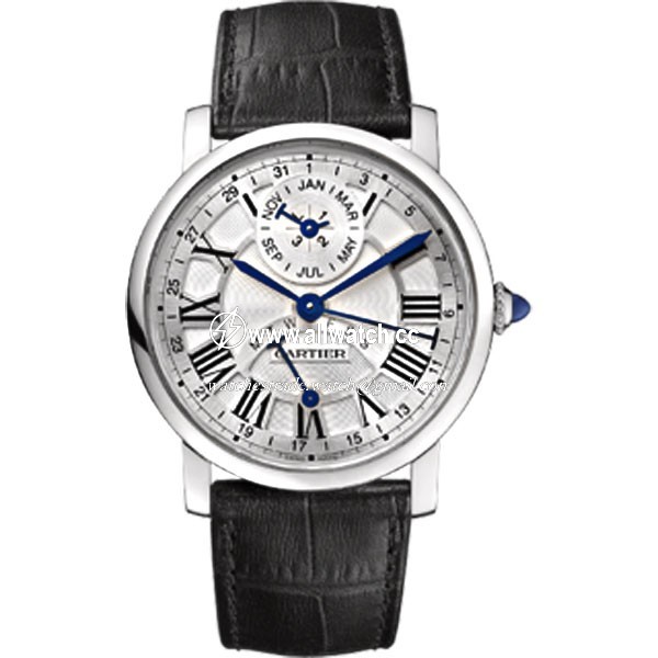 Cartier W1556218 Rotonde de Cartier Mens Automatic 18 kt White Gold