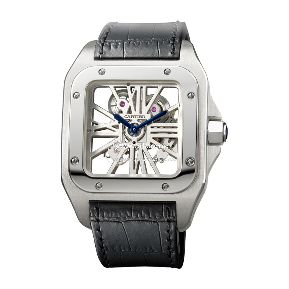 Cartier W2020018 Santos de Cartier Mens Hand Wind Palladium