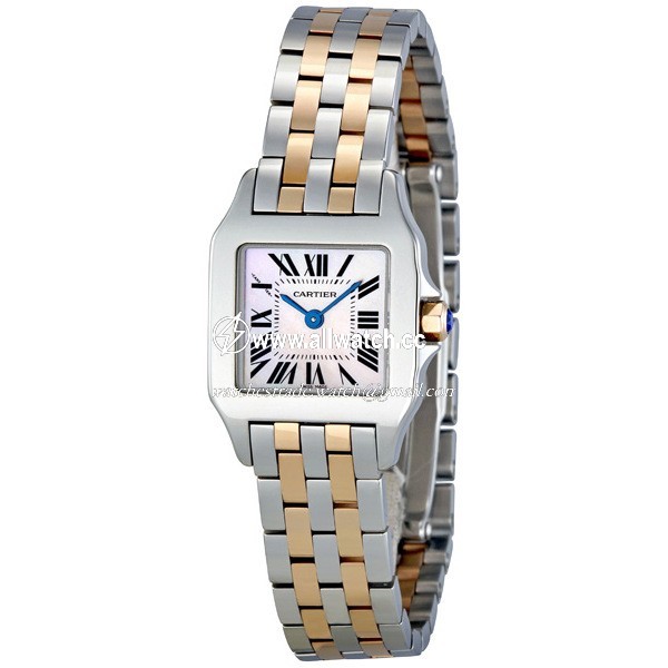 Cartier W25074Y9 Santos de Cartier Ladies Quartz Stainless Steel