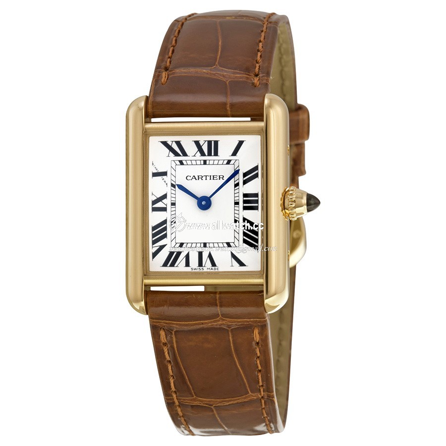 Cartier W1529856 Tank Ladies Quartz 18kt Yellow Gold
