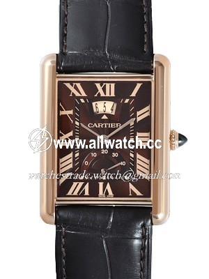 Cartier W1560002 Tank Ladies Automatic 18kt Rose Gold