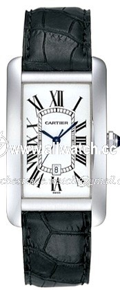 Cartier W2603256 Tank Mens Automatic 18 kt White Gold