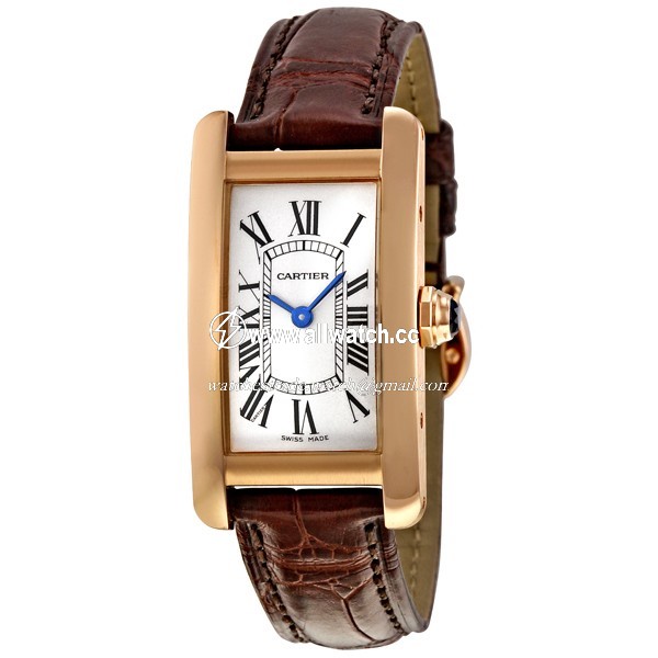 Cartier W2607456 Tank Ladies Quartz 18kt Rose Gold