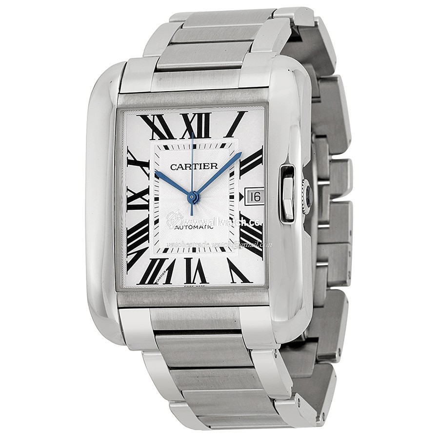 Cartier W5310008 Tank Mens Automatic Stainless Steel