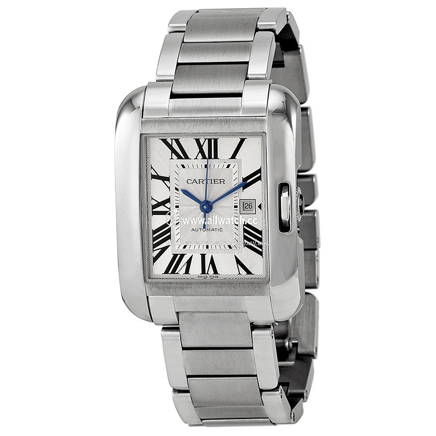 Cartier W5310009 Tank Mens Automatic Stainless Steel