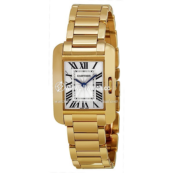 Cartier W5310014 Tank Ladies Quartz 18kt Yellow Gold
