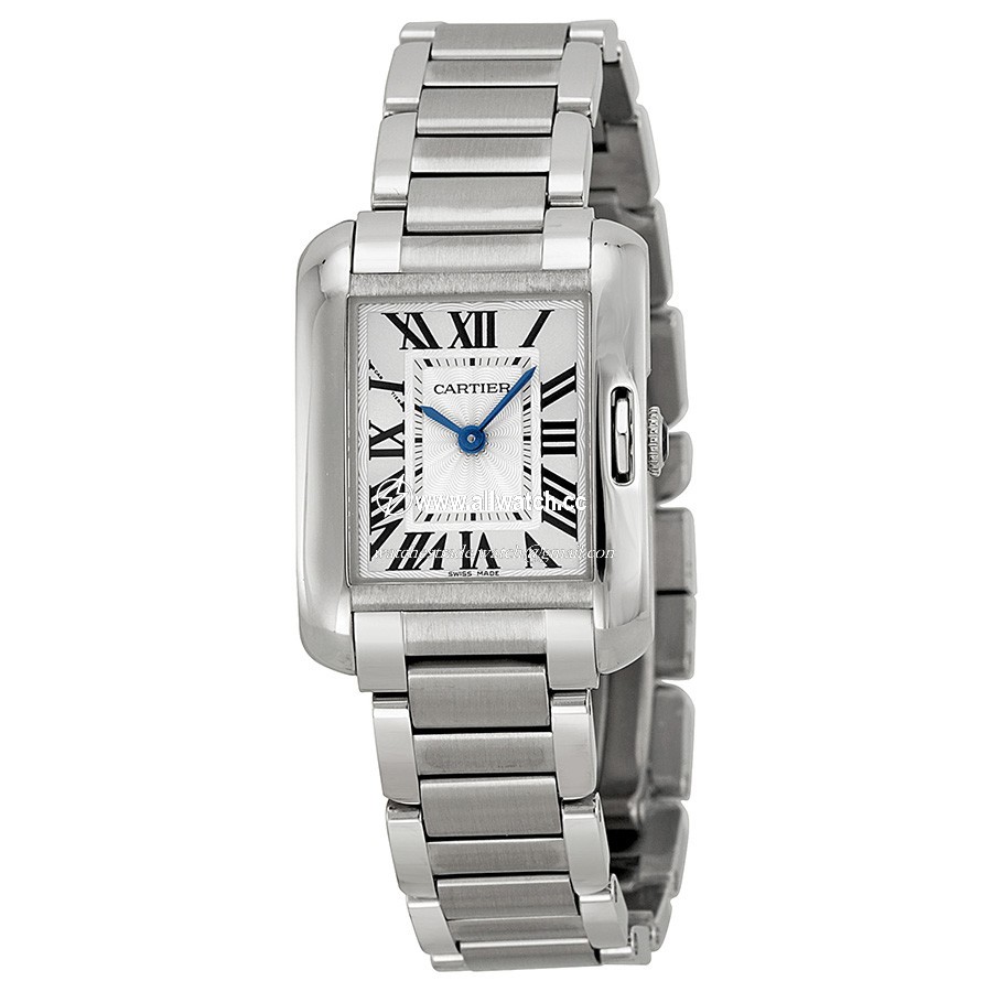 Cartier W5310022 Tank Ladies Quartz Stainless Steel