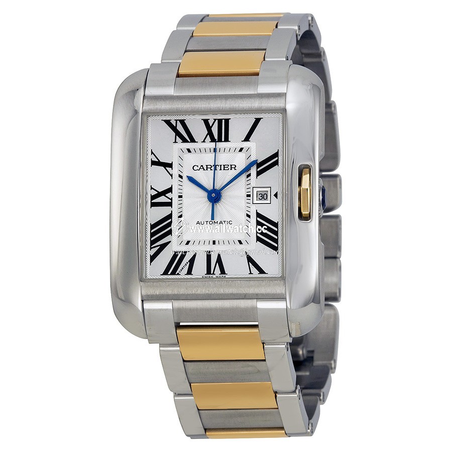 Cartier W5310047 Tank Ladies Automatic Stainless Steel