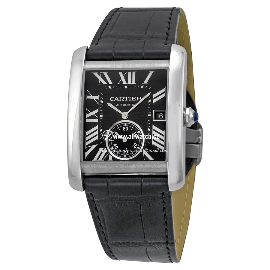 Cartier W5330004 Tank Mens Automatic Stainless Steel