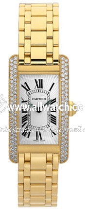 Cartier WB7071K2 Tank Ladies Quartz 18kt Yellow Gold