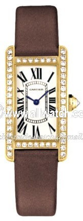 Cartier WB707231 Tank Ladies Quartz 18kt Yellow Gold