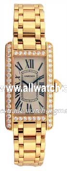 Cartier WB7072K2 Tank Ladies Quartz 18kt Yellow Gold
