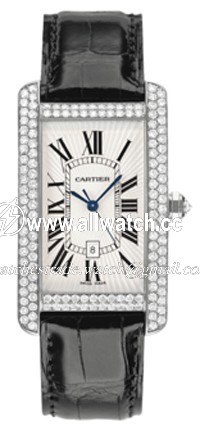 Cartier WB710004 Tank Mens Automatic 18kt White Gold