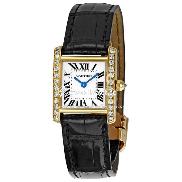 Cartier WE100131 Tank Ladies Quartz 18kt Yellow Gold