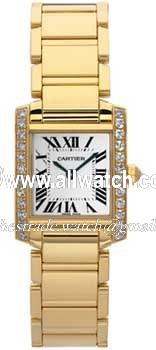 Cartier WE1001R8 Tank Ladies Quartz 18kt Yellow Gold