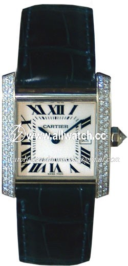 Cartier WE101751 Tank Unisex Quartz 18kt White Gold