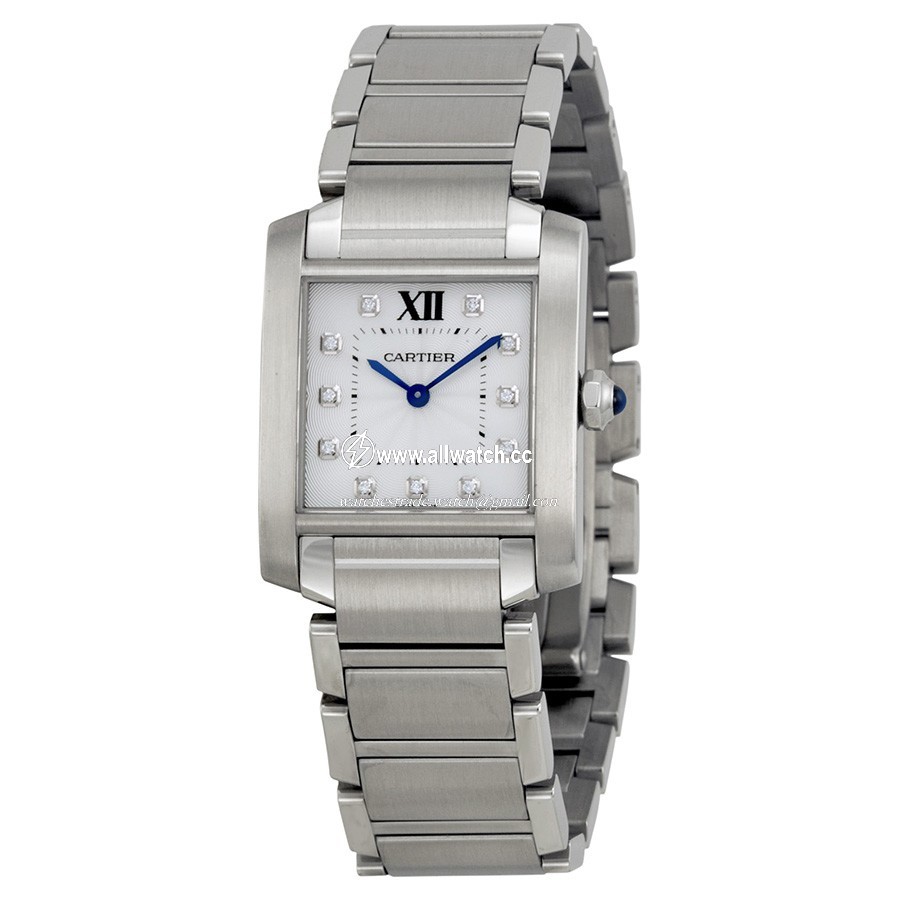 Cartier WE110007 Tank Ladies Quartz Stainless Steel