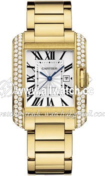Cartier WT100006 Tank Mens Automatic 18kt Yellow Gold
