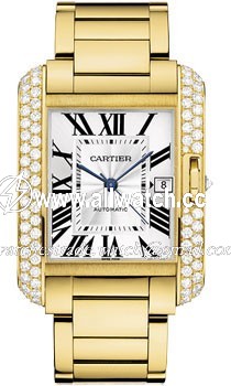 Cartier WT100007 Tank Mens Automatic 18kt Yellow Gold