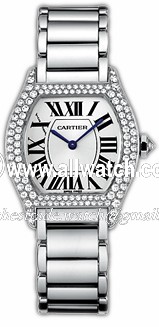 Cartier WA5049W9 Tortue Ladies Hand Wind 18kt White Gold