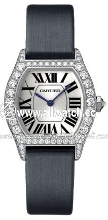 Cartier WA507231 Tortue Ladies Hand Wind 18 kt White Gold