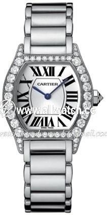 Cartier WA5072W9 Tortue Ladies Hand Wind 18kt White Gold