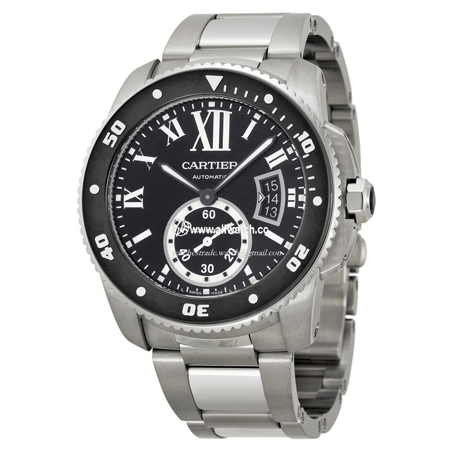 Cartier W7100057 Mens Automatic Stainless Steel