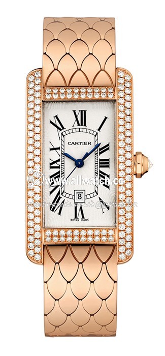 Cartier WB710010 Ladies Automatic 18K Rose Gold