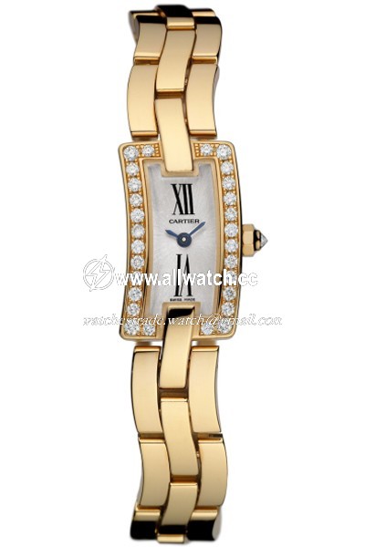 Cartier WG40023J Ladies Quartz Polished Solid 18K Rose Gold