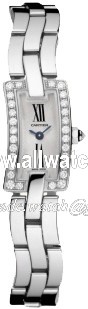 Cartier WG40033J Ladies Quartz Polished Solid 18K White Gold
