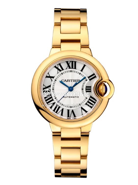 Cartier WGBB0005 Ladies Automatic 18 Carat Yellow Gold