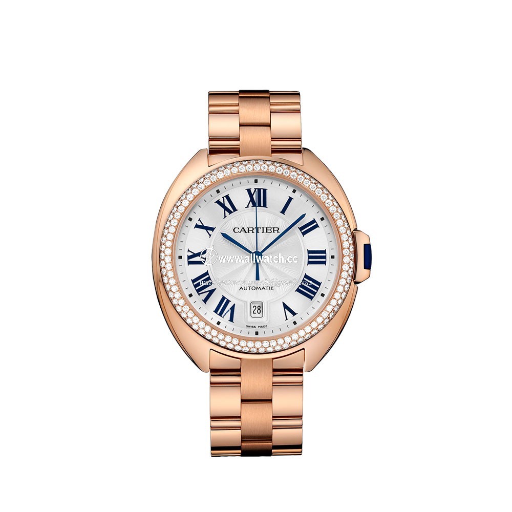Cartier WJCL0009 Ladies Automatic 18 Carat Pink Gold