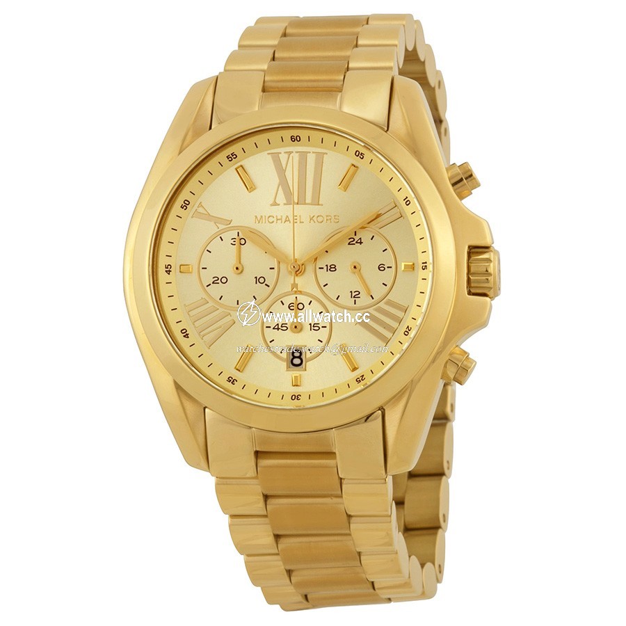 Michael Kors MK5605 Bradshaw Unisex Quartz Gold-tone Stainless Steel