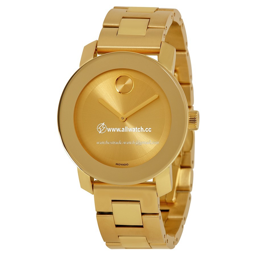 Movado 3600085 Bold Ladies Quartz Polished Yellow Gold-tone Stainless Steel