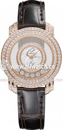 Chopard 209245-5201 Ladies Quartz 18 Carat Rose Gold