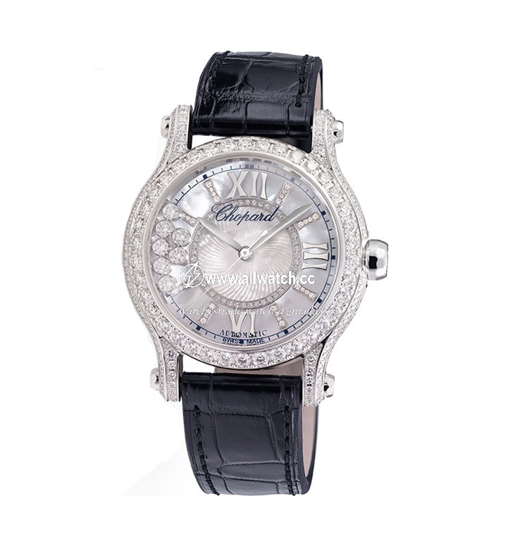 Chopard 274891-1008 Ladies Automatic 18 Carat White Gold