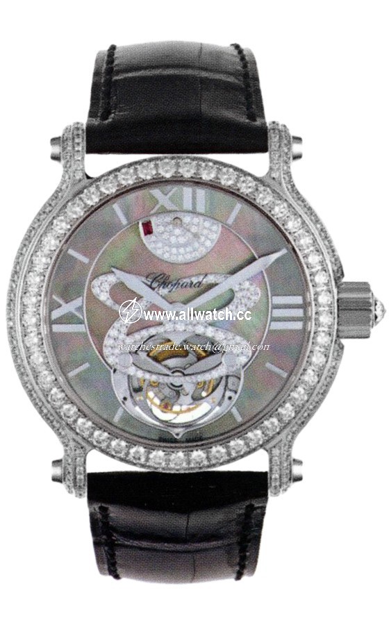Chopard 134188-1007 Classic Ladies Hand Wind 18kt White Gold