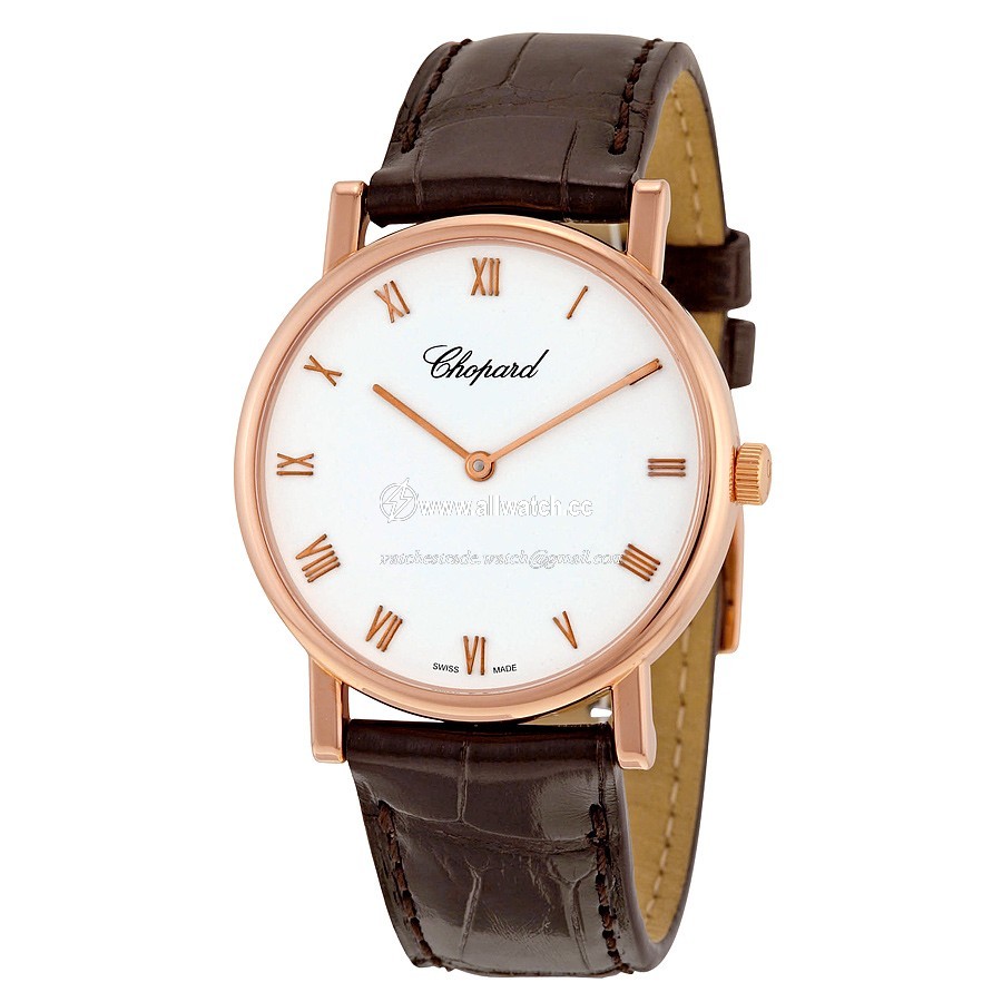 Chopard 163154-5001DBR Classic Ladies Hand Wind 18kt Rose Gold