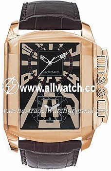 Chopard 16/2286-5001 Dual Time Zone Mens Automatic 18kt Rose Gold