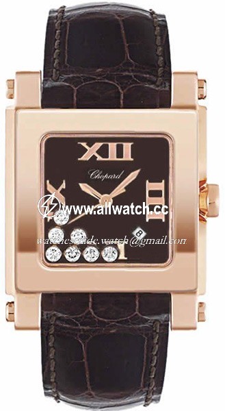 Chopard 275321-5001 Happy Sport Ladies Quartz Rose Gold